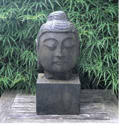 Cast Stone Bust of Buddha